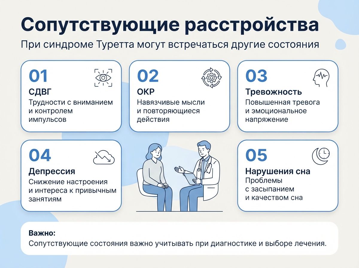Лечение синдрома Туретта в Тимашёвске инфографика